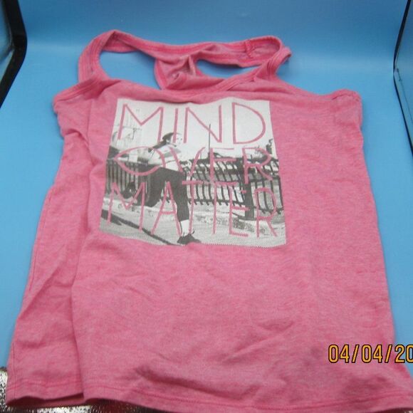 📦 Pink Mind Over Matter tank top Pre-owned - Picture 1 of 5